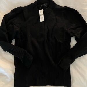 NWT JCrew Black Long Sleeve Sweater, sz XS
